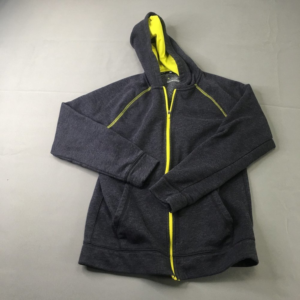 Tek Gear Youth Kids Sweater‎ Gray Large 14-16 Full Zip Sweatshirt Jacket Pockets